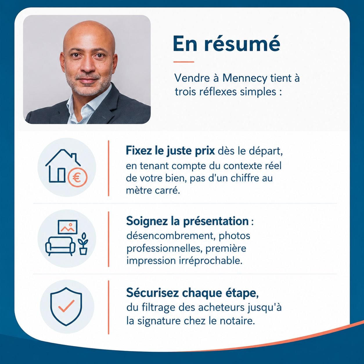 Infographie — Vendre sa maison à Mennecy